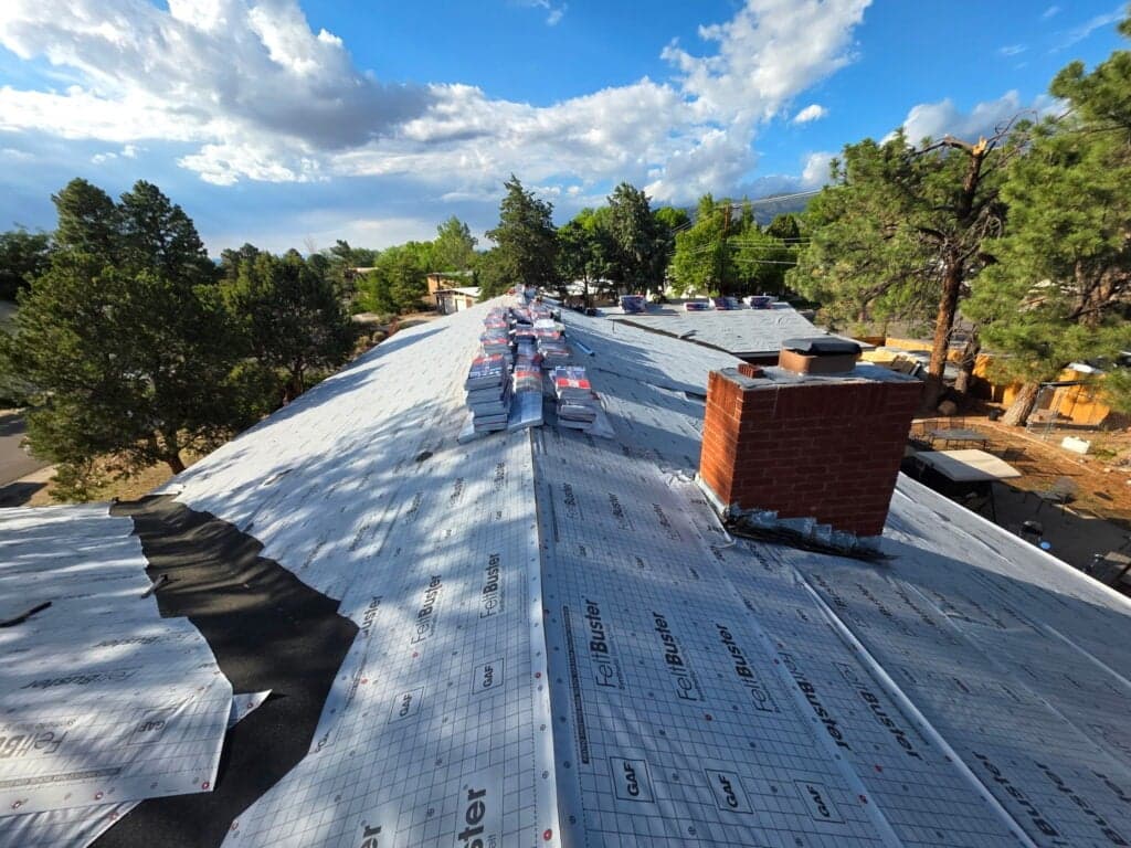 Torres family home with new roof and solar panels in Albuquerque's North Valley